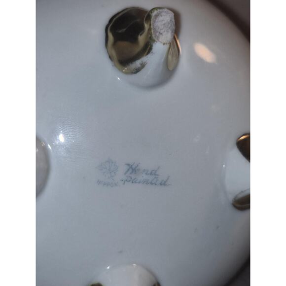 Antique Nippon Hand Painted Vase | Morimura Brothers Maple Leaf Mark Porcelain - Picture 8 of 9